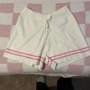little white shorts